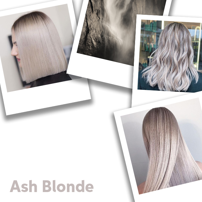 ash blonde hair color chart