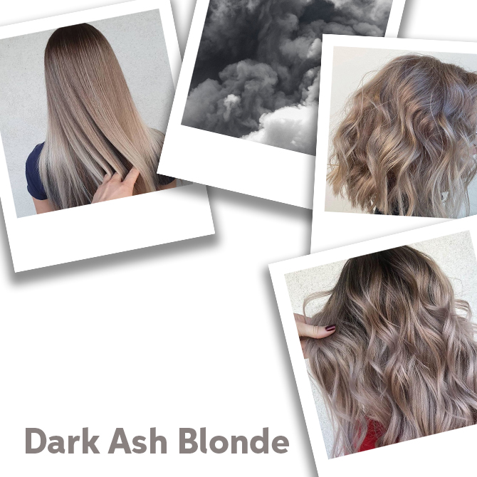 Dark Ash Blonde Hair Color Chart