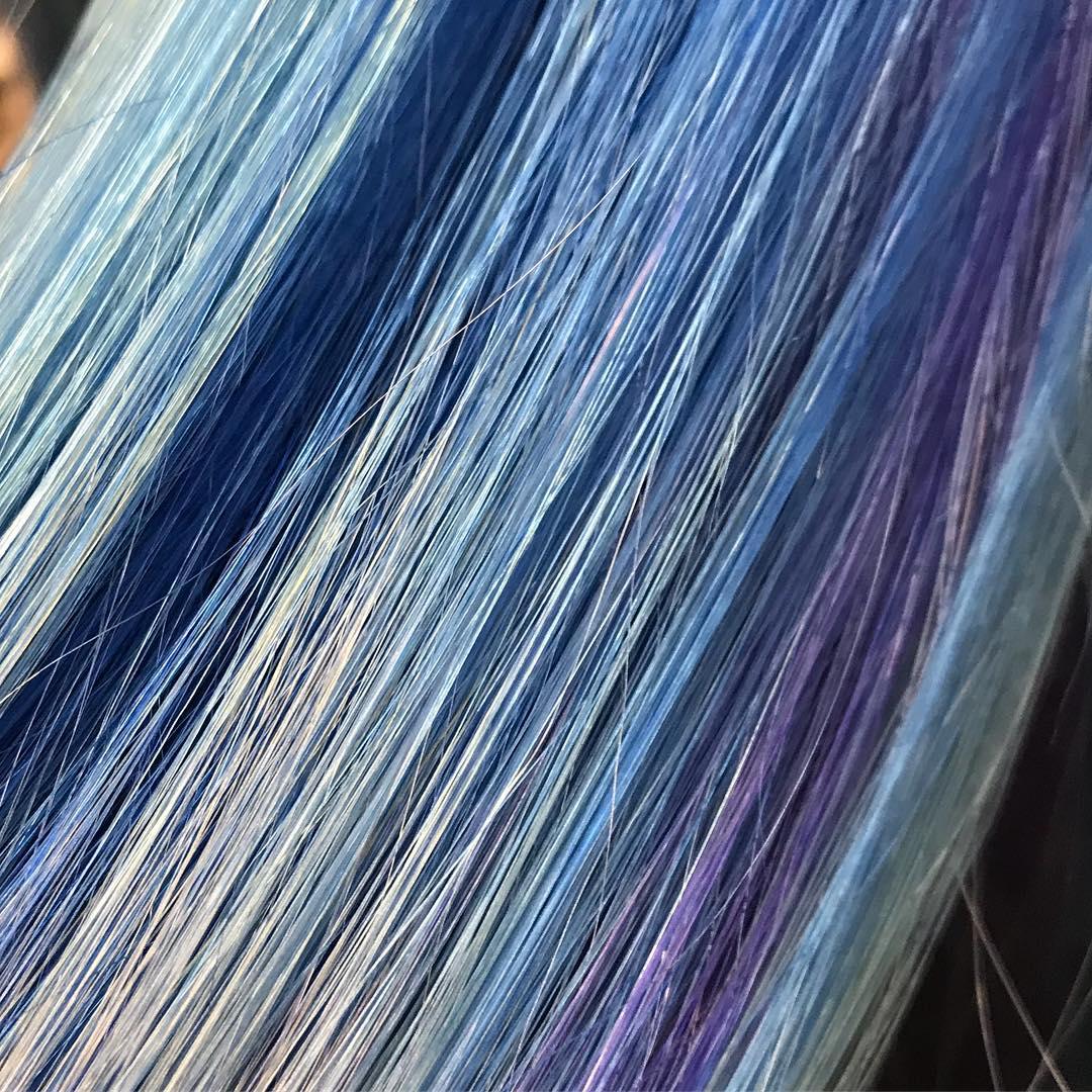 Can I achieve this color? My hair is a level 7 dark golden blonde. I have  pictures of it in natural light and inside. I want to do this kind of blue