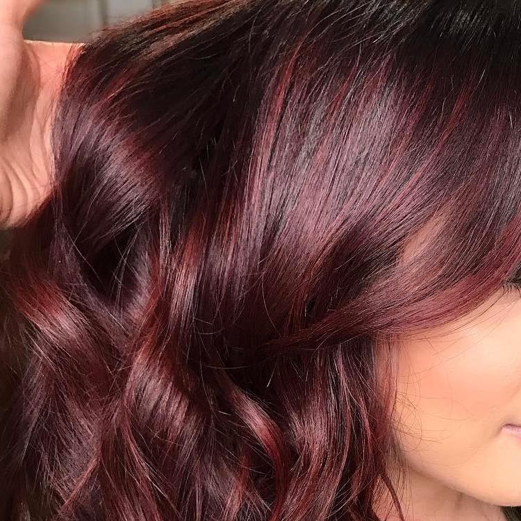 Rich Mahogany Hair Color