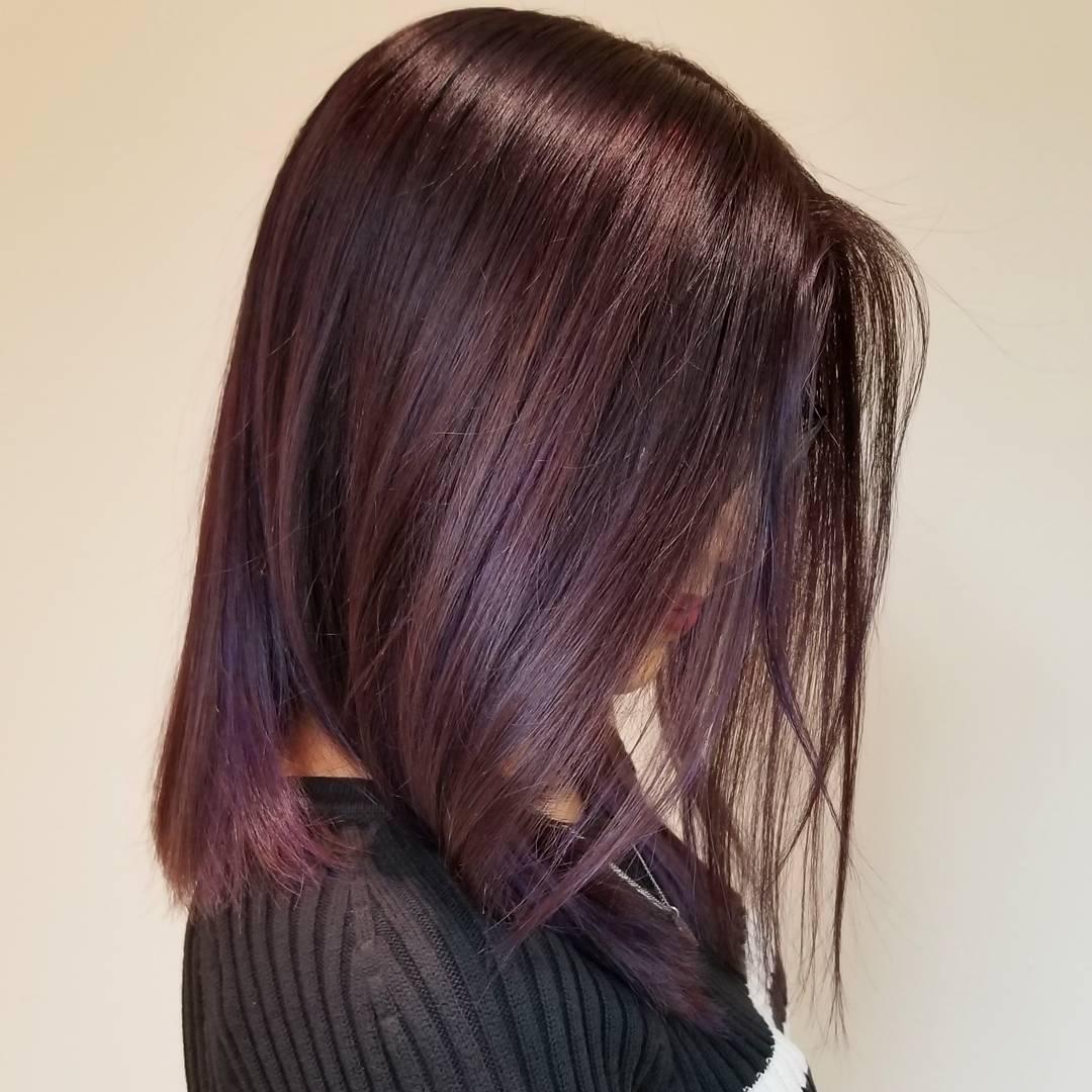 rich mahogany hair color