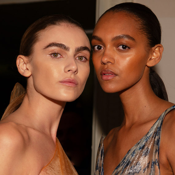 Glossy Hair at Victoria Beckham Fashion Week SS25 | Wella