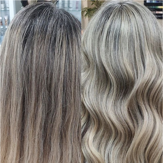 How to Cover Gray Roots on Highlighted Hair | Wella Professionals