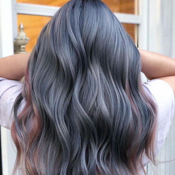 5 Ash Blue Hair Ideas And Formulas Wella Professionals