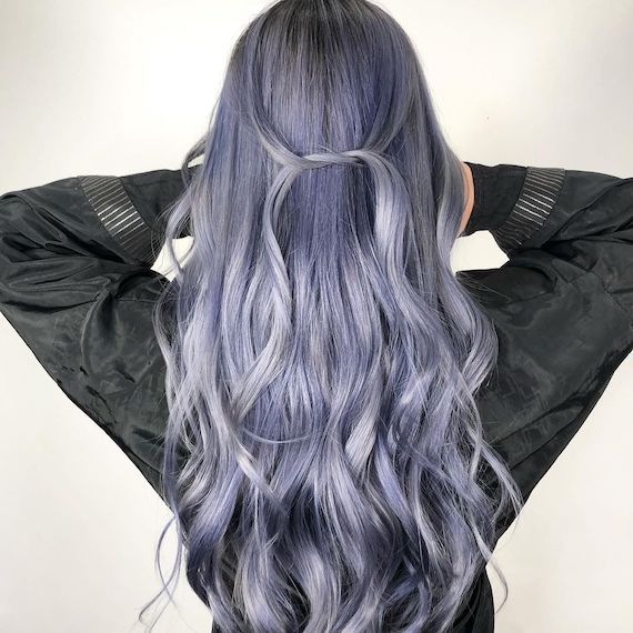 5 Luminous Blue-Gray Hair Ideas & Formulas