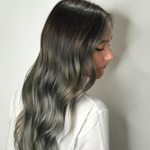 Ash Green Hair Color