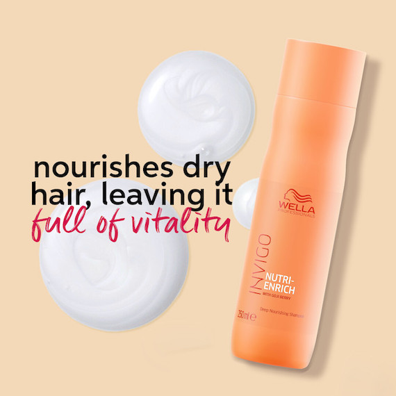 Bottle of Nutri-Enrich Shampoo.