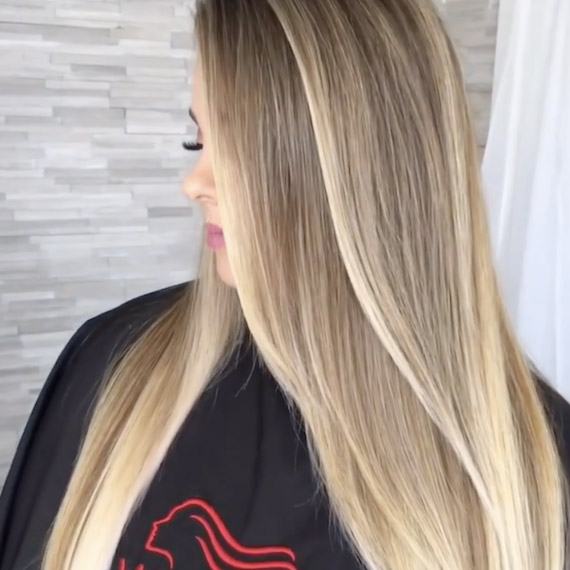 honey blonde ombre hair