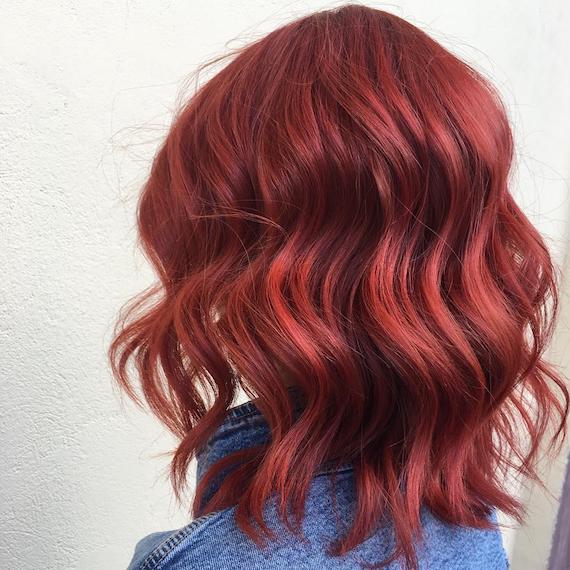 dark cherry red hair highlightsTikTok Search