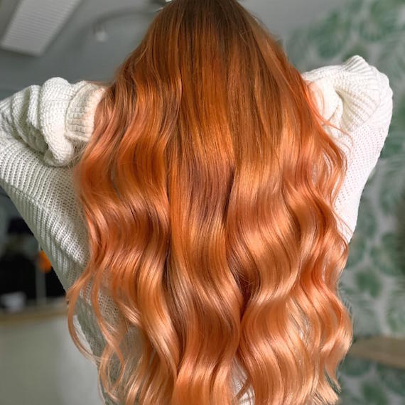 copper red hair color chart