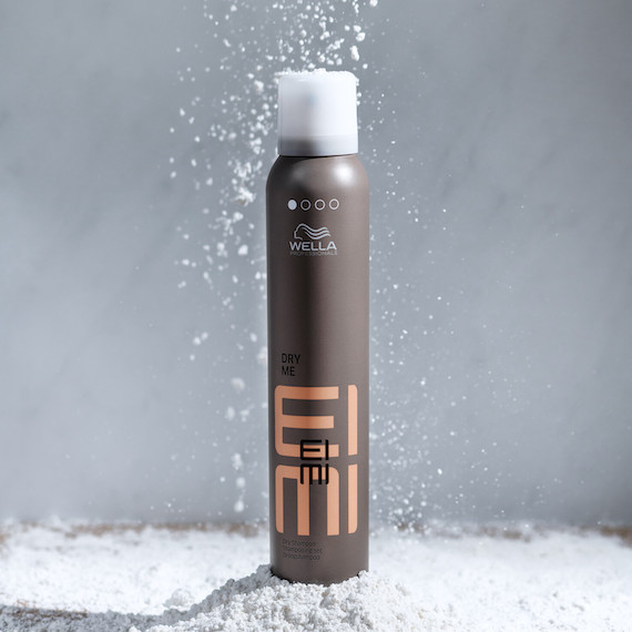 Bottle of EIMI Dry Me dry shampoo.