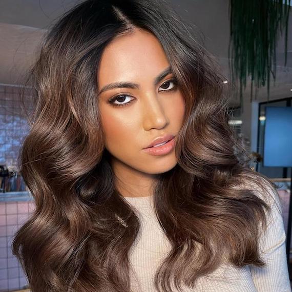 Dark chocolate brunette is the hot new hair colour trend