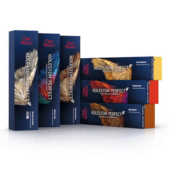 Wella Koleston Perfect hair colour collection.