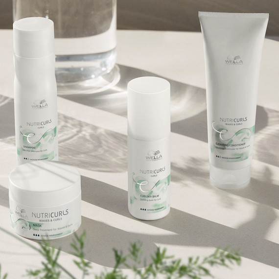 NutriCurls collection including the Curlixir Balm.