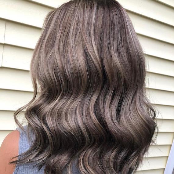 60 Ideas of Gray and Silver Highlights on Brown Hair