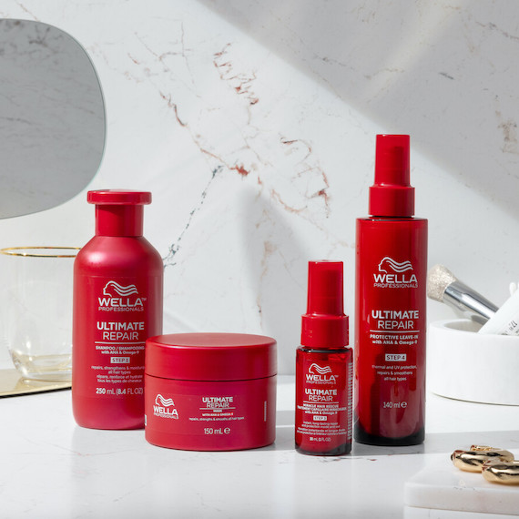 ULTIMATE REPAIR Shampoo, Mask, Miracle Hair Rescue and Protective Leave-In.