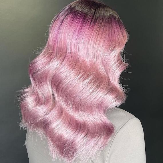 Dark pink  Hair color pink, Pink ombre hair, Pink hair dye