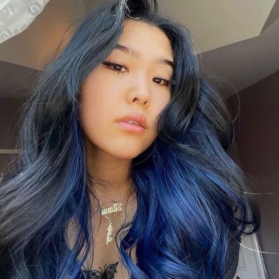 Dyeing My Hair Blue | Adore (Ocean Blue) - YouTube
