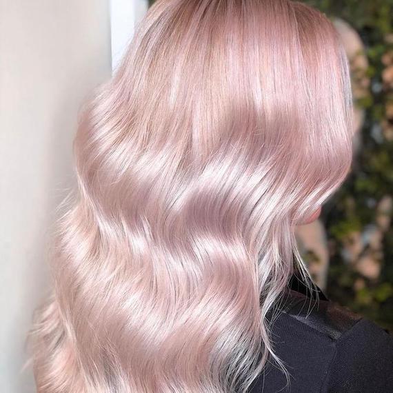 light pink hair