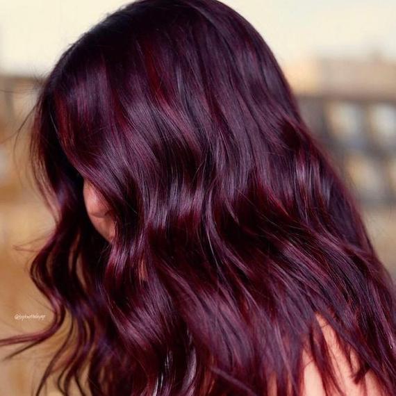 How to Create the Punchiest Plum Hair Color