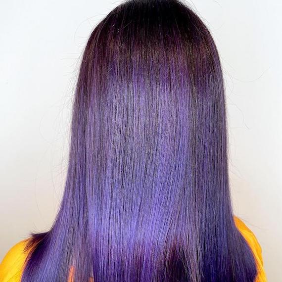 Plum Purple Highlights