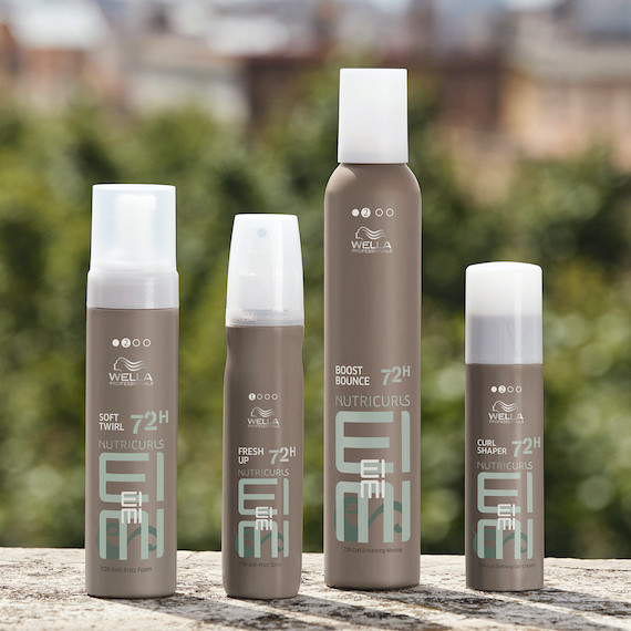 EIMI NutriCurls collection, including the Boost Bounce mousse.