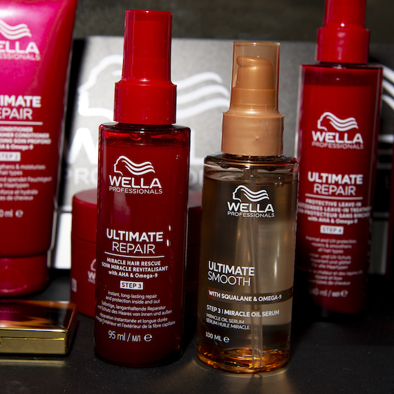 ULTIMATE REPAIR Miracle Hair Rescue and ULTIMATE SMOOTH Miracle Oil Serum backstage at Paris Fashion Week.