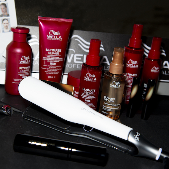 ULTIMATE REPAIR collection and ghd chronos max backstage at Paris Fashion Week.