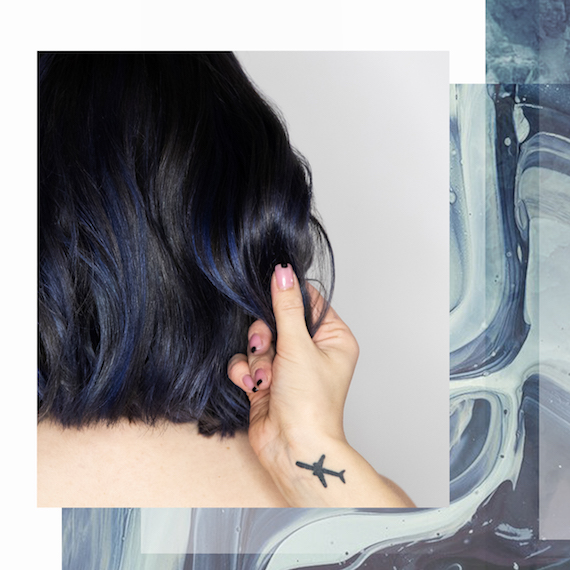 How To Achieve The Blue Black Hair Color Look Wella Professionals