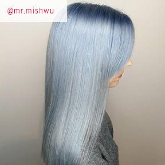Balayage Denim Blue Hair By Shaun • Seagull Salon