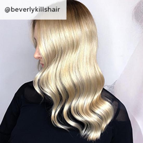 Image of blonde Glass Hair, created using Wella Professionals