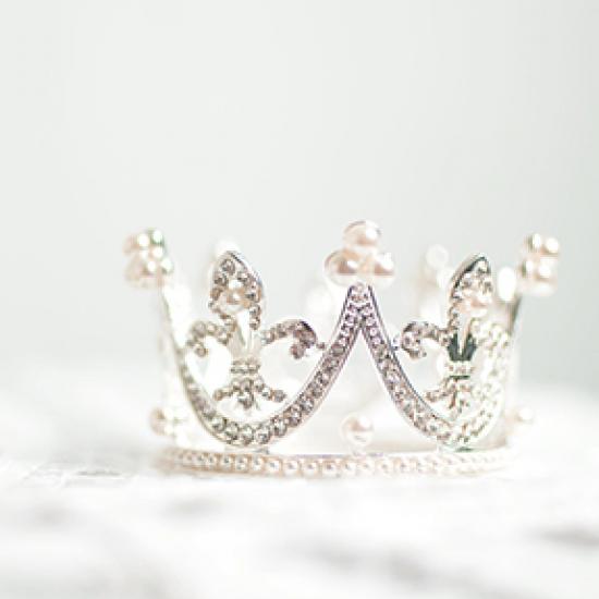 silver tiara