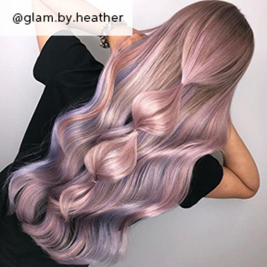 Pastel wavy hair, created using Wella Professionals