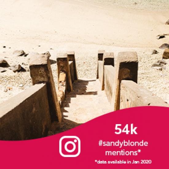 Steps leading to a sandy beach.