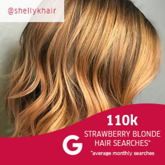 strawberry blonde hair color chart