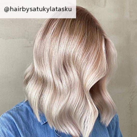 Vanilla Latte Hair, created using Wella Professionals 