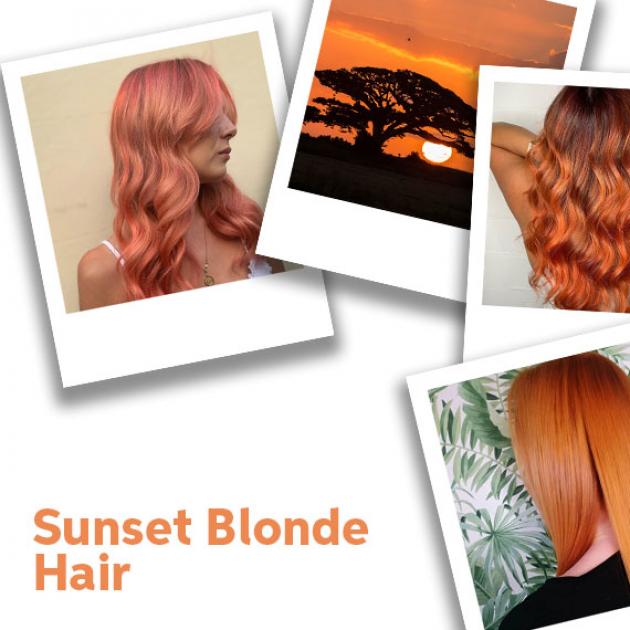 Sunset Blonde Hair