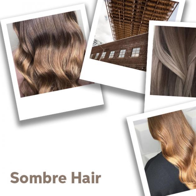 Collage of sombre hair looks, created using Wella Professionals.