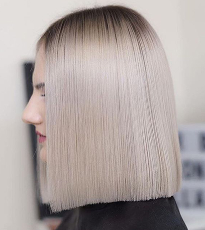 Weiches aschblondes Haar, kreiert mit Wella Professionals