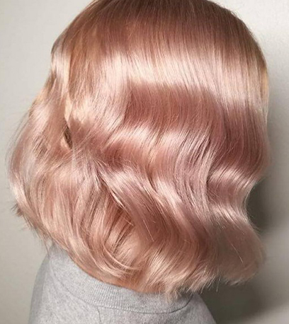 Image of cotton candy hair, created using Wella Professionals 