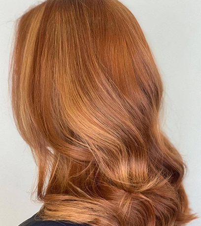 Image of soft Ginger Blonde, created using Wella Professionals