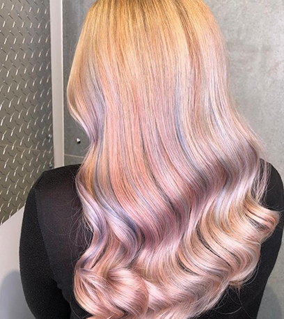Image of creamy Partial Pastel, created using Wella Professionals