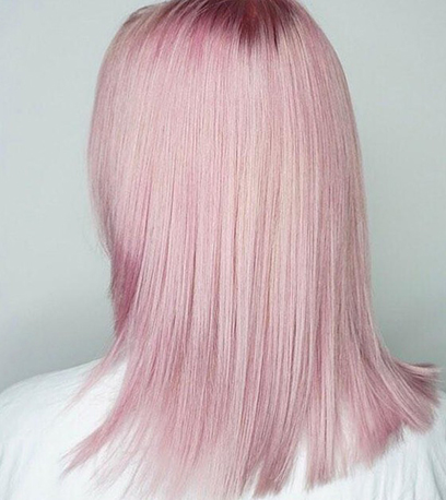 Bubblegum hair, created using Wella Professionals